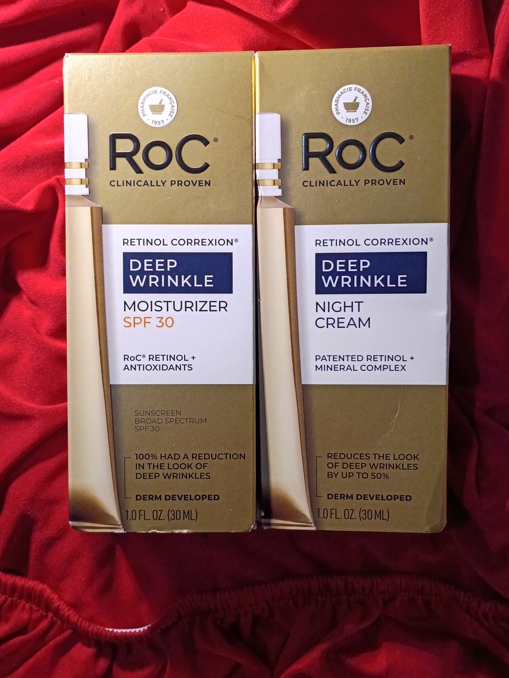 ROC RETINOL CORREXION DEEP WRINKLE SPF 30 DAY & NIGHT CREAM